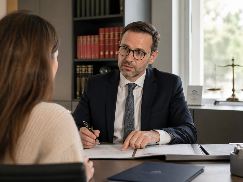 Persönliches Mandantengespräch bei Waldersberg und Partner zur Beratung von Privatpersonen in komplexen Rechtsfragen